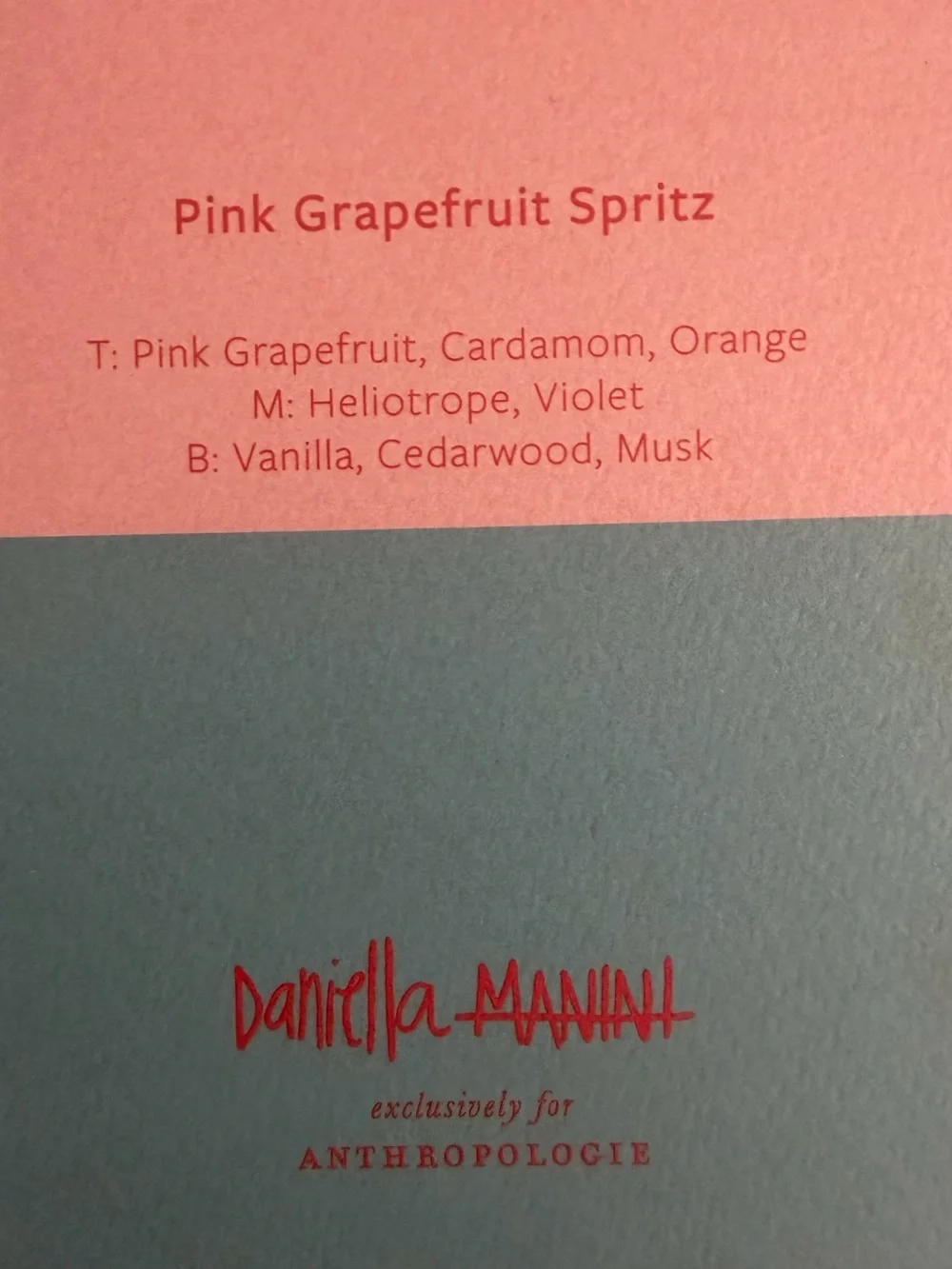 Daniella Mancini x Anthropologie PARIS Pink Grapefruit Spritz Viral Scent Candle